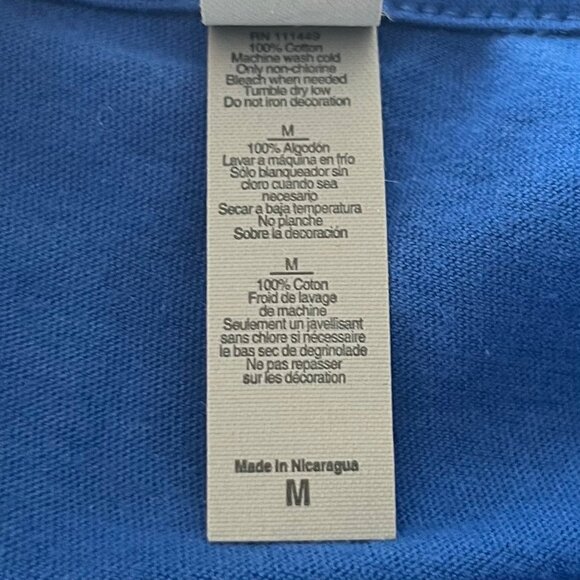 Next Level Apparel This Is My Drinking Shirt Graphic Tshirt Womens Medium Blue - Picture 7 of 7